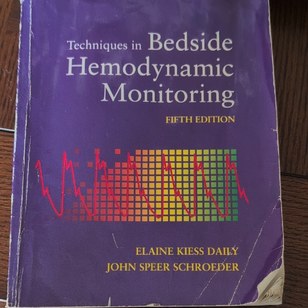 Techniques in Bedside Hemodynamic Monitoring Book